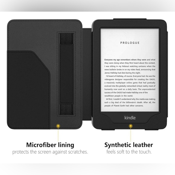 6” Kindle E-Reader with Built-In Light, Premium Case, & Pop Socket - Picture 5 of 8